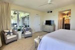 Oceanfront master bedroom with king bed and lux ensuite